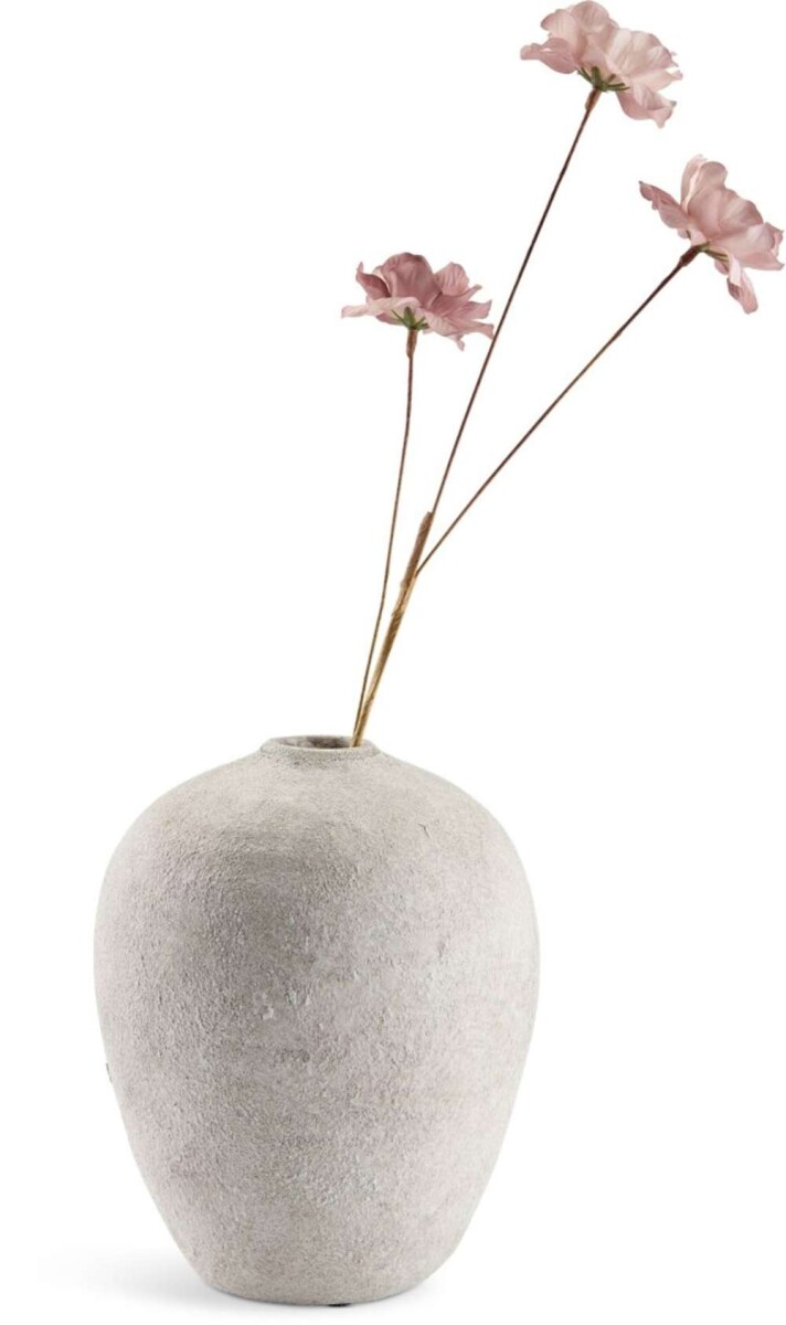 Jarron Ivar Ø17Xa21Cm - Blanco/Gris 