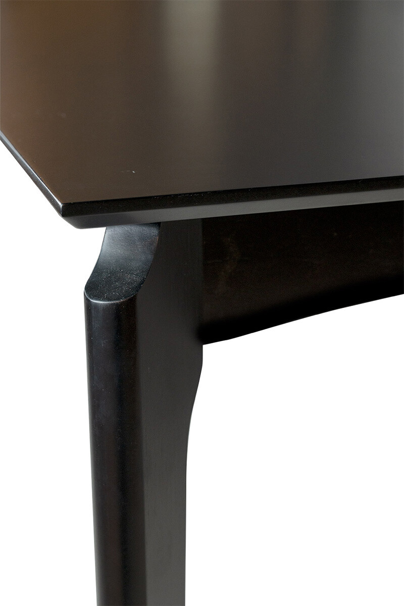 Canela MESA COMEDOR CANELA MADERA NEGRA 180X90X76H