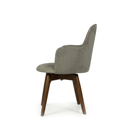 Silla Giratoria Laura - Tela Microfibra T2175 (Verde)