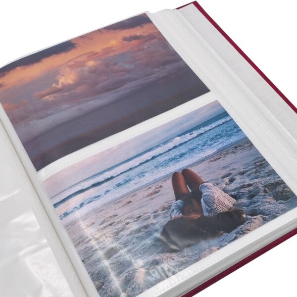 Pack X10 Album De Fotos 13 X 18 Cm 200 Fotografías Colores Color Variante Rojo