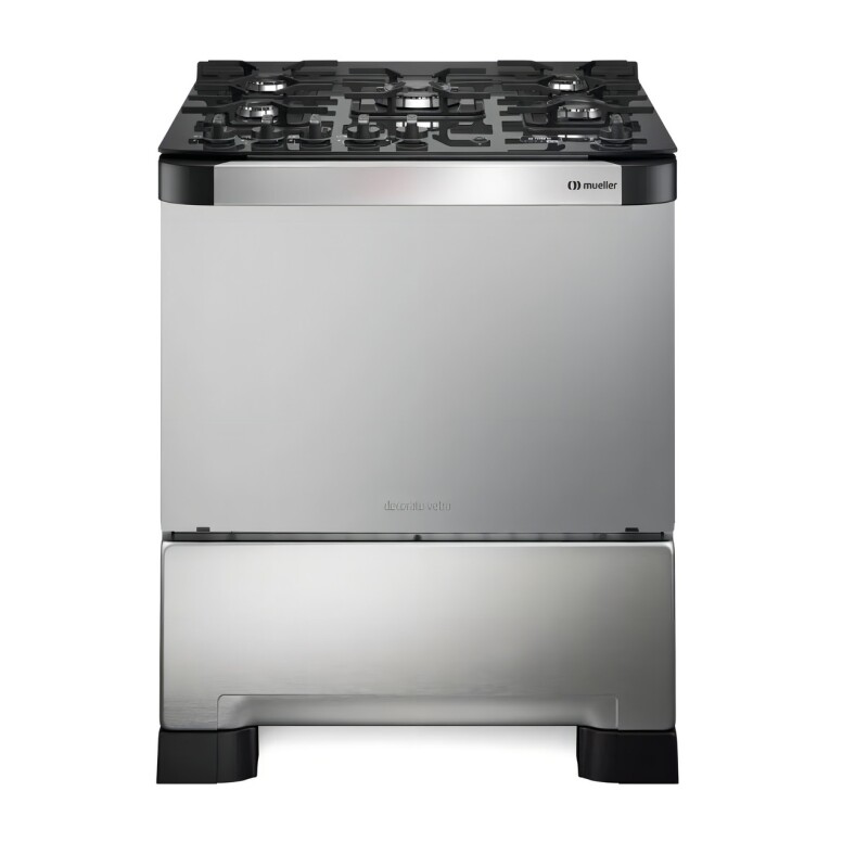 COCINA DECORATTO VETRO 5H SUPER GAS INOX *610000910 * Cocina Decoratto Vetro 5h Super Gas Inox *610000910 *