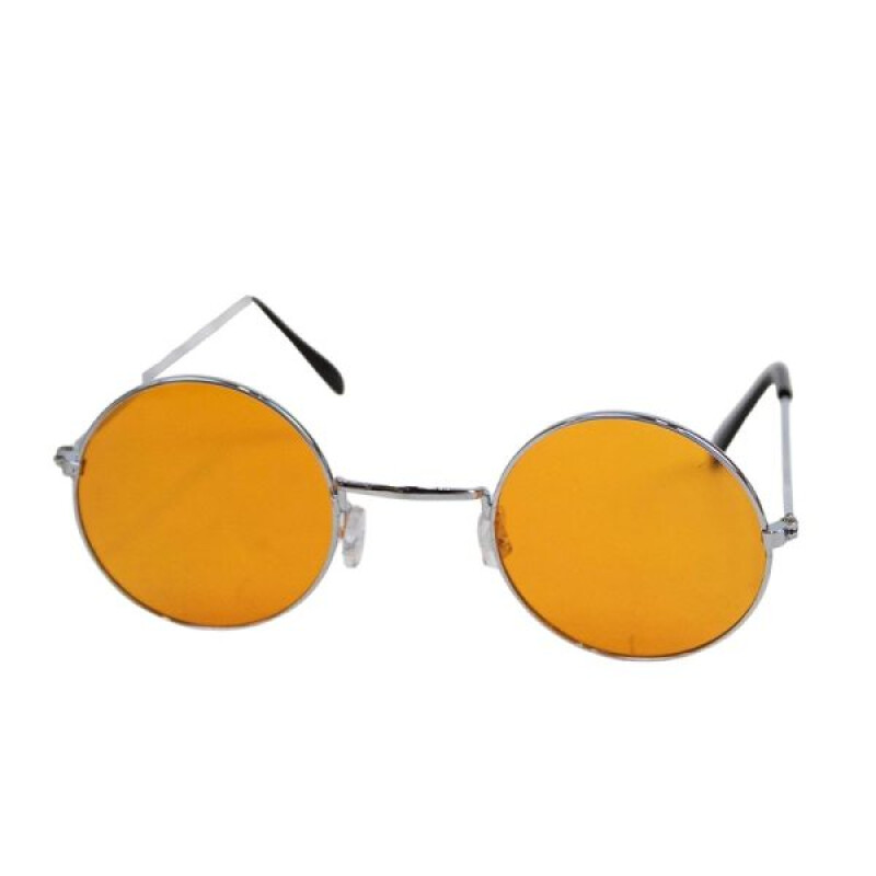 Lentes Lennon de Metal Amarillo