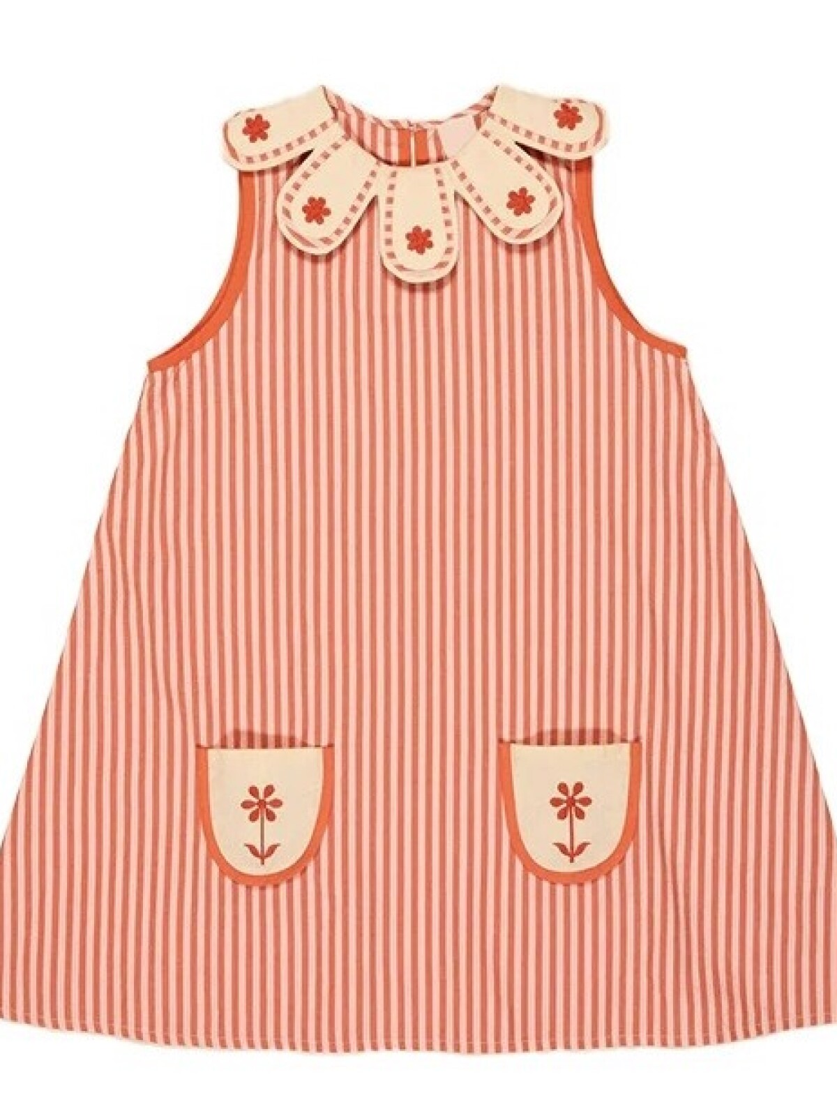 Vestido Milrayas Tomato Vestido Milrayas Tomato