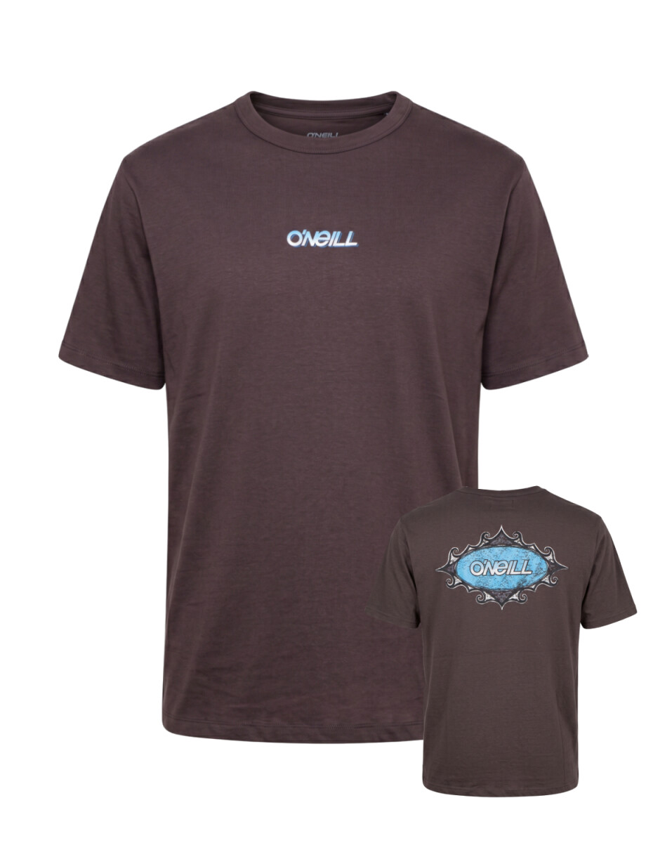 Remera O'Neill Coastline Gothic - Marrón 