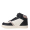 Championes Infantiles Topper Bota Costa II Mid Blanco Hueso - Negro