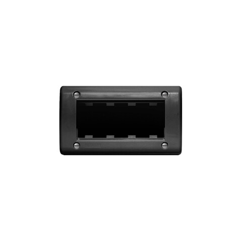 Caja exterior para 4 módulos negro - Ave C55616N