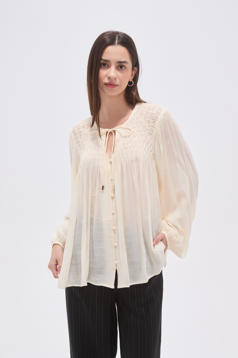 Blusa Makor - Crudo / Natural 