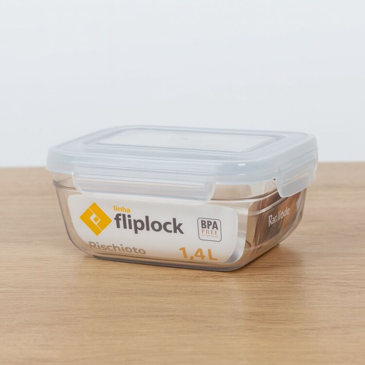 VIANDA RISCHIOTO RECT FLIPOCK 1400ML VIANDA RISCHIOTO RECT FLIPOCK 1400ML