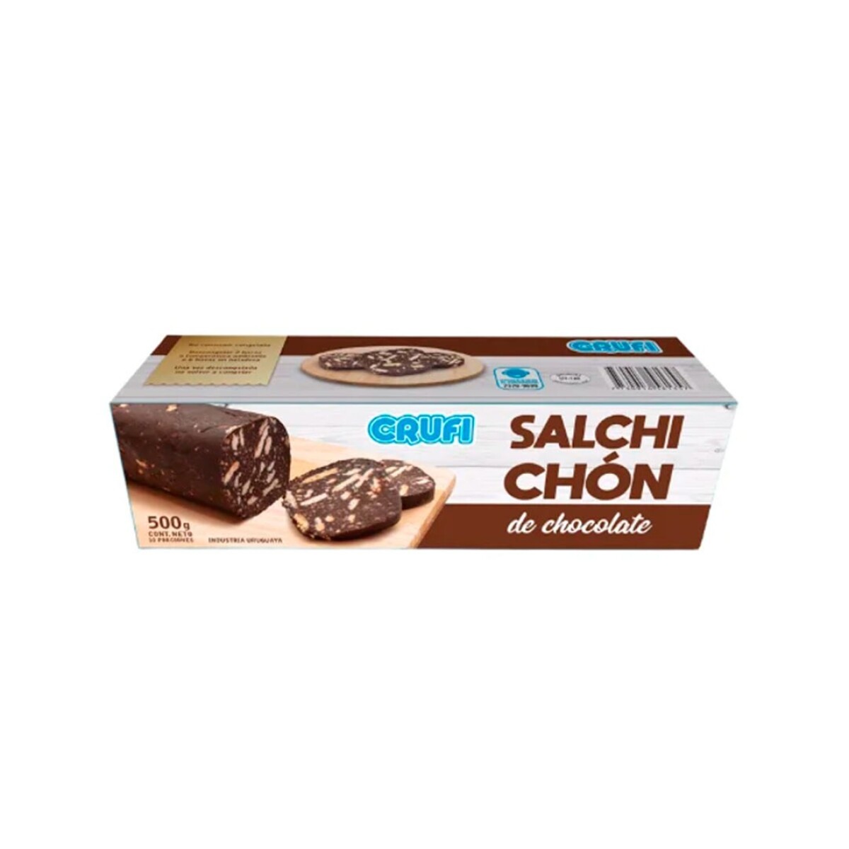 Salchichon De Chocolate Crufi 500 Gs 