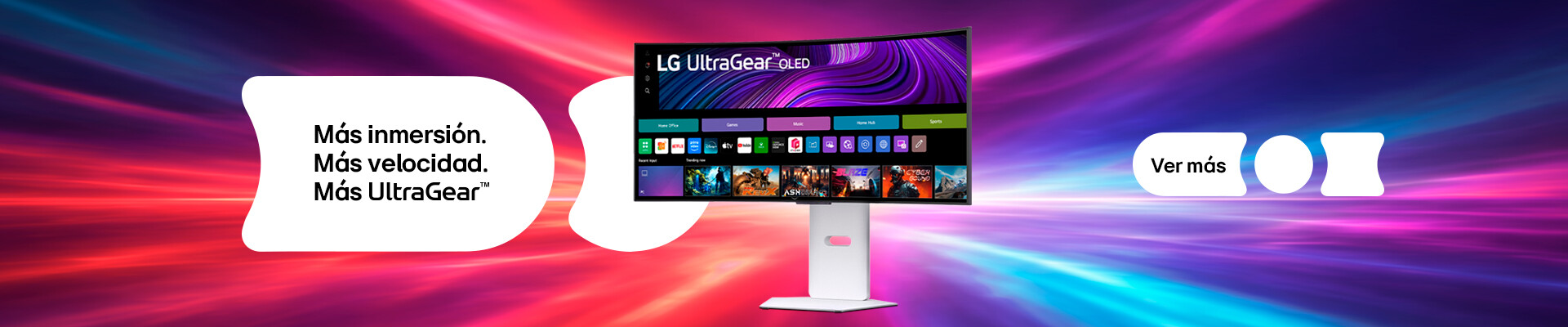 Monitor Gaming LG OLED UltraGear 34GX90SA-W