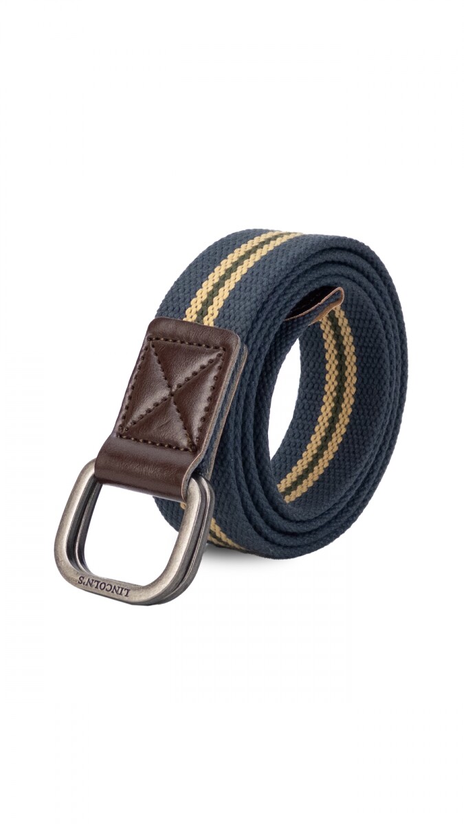 CINTO PAMPA - 110 CMS. AZUL C/ OLIVA 