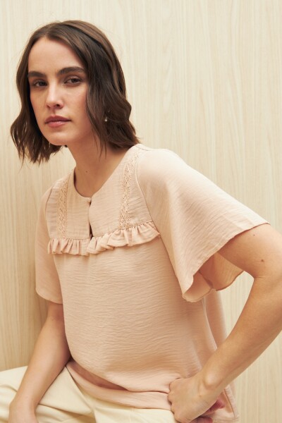 TOP BUTTER Rosa Bebé