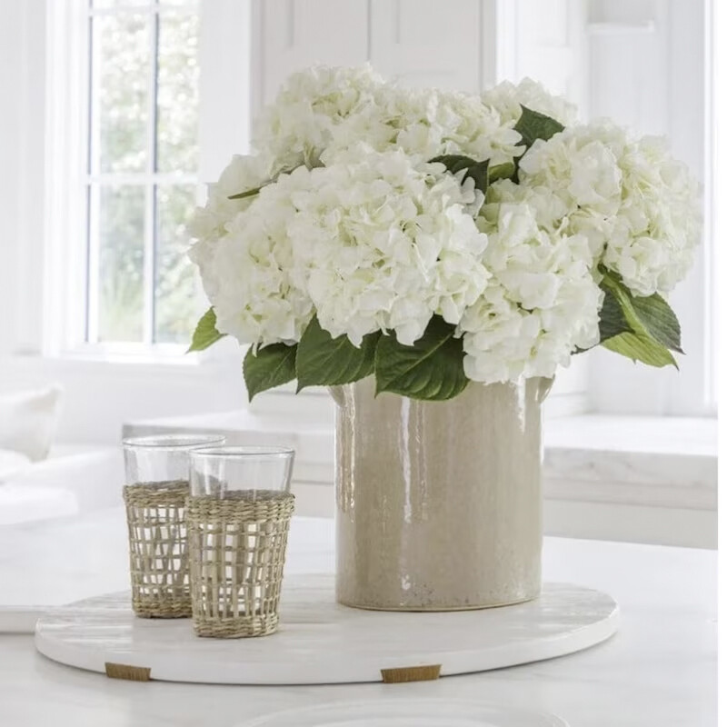 Flor Hortensia x1 Blanca