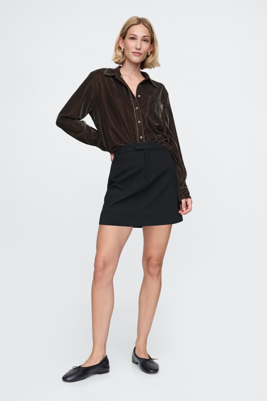 Camisa Terciopelo Mujer Terra Brown