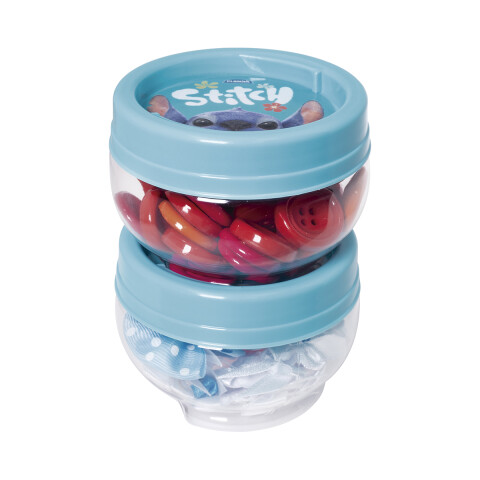 Pote Apilable con Traba Stitch 155 ml U