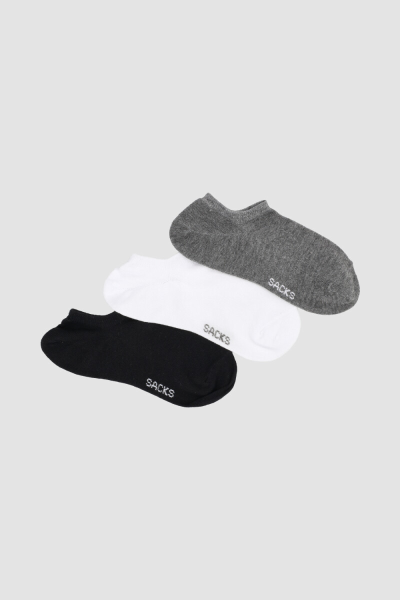 Pack de 3 medias cortas superescotada Variante 41