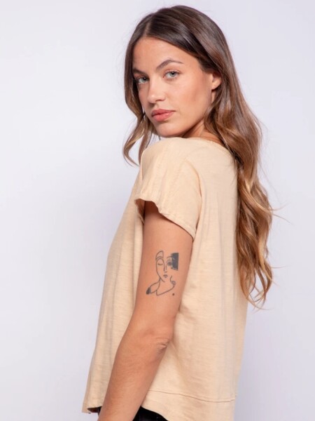 T-SHIRT D.CASSIN FANCINE BEIGE