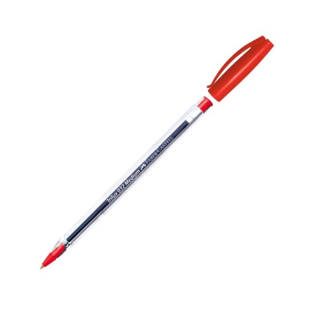Bolígrafo Trilux Rojo Faber-Castell #Bolígrafo Trilux Rojo Faber-Castell