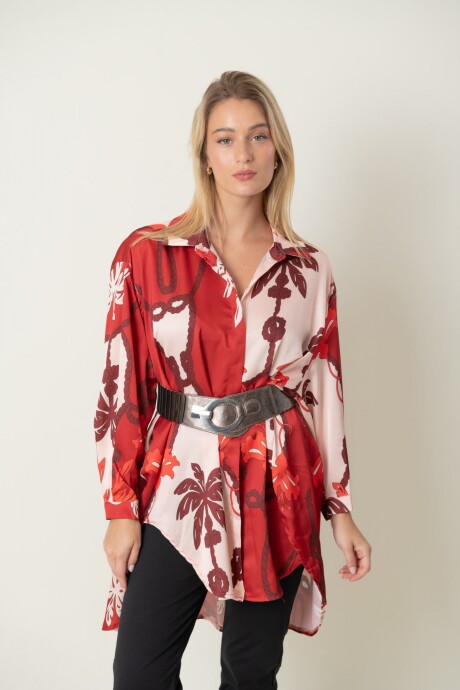 CAMISA OPALO Bordeau