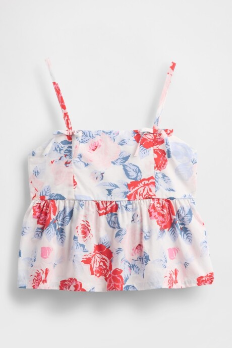 Blusa Niña Sp Su25 Red Blue Roses