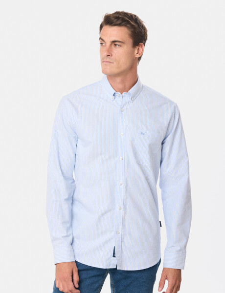 CAMISA OXFORD Azul