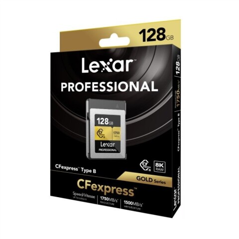 Memoria Cfexpress Lexar Pro 128gb Tipo B Gold Series MEMORIA CFEXPRESS LEXAR PRO 128GB B GOLD