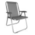 Sillón Max Aluminio Zaka Super Resistente 140 KG GRIS