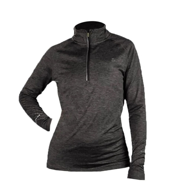 Buzo de Mujer Topper Running Layer Negro Melange