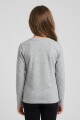 Camiseta manga larga GRIS MELANGE