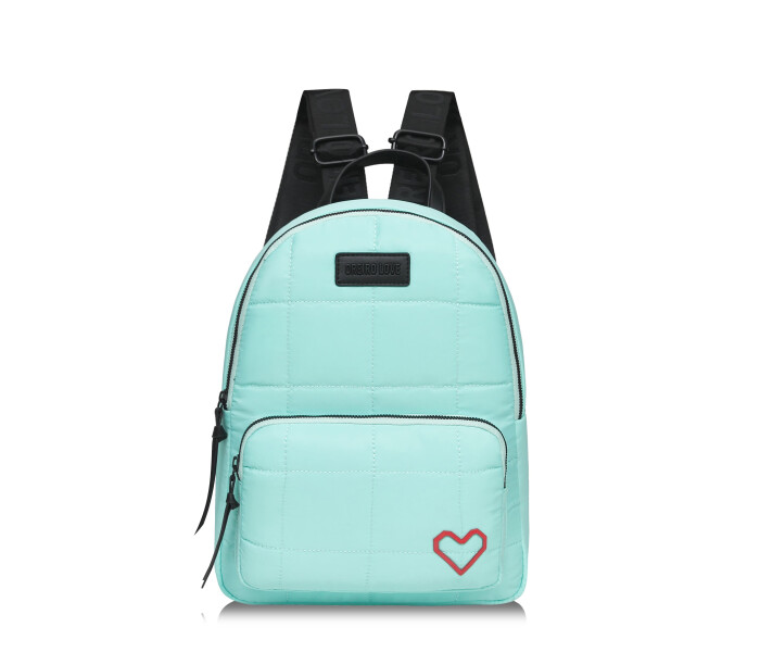 Mochila Las Oreiro Love Verde Menta
