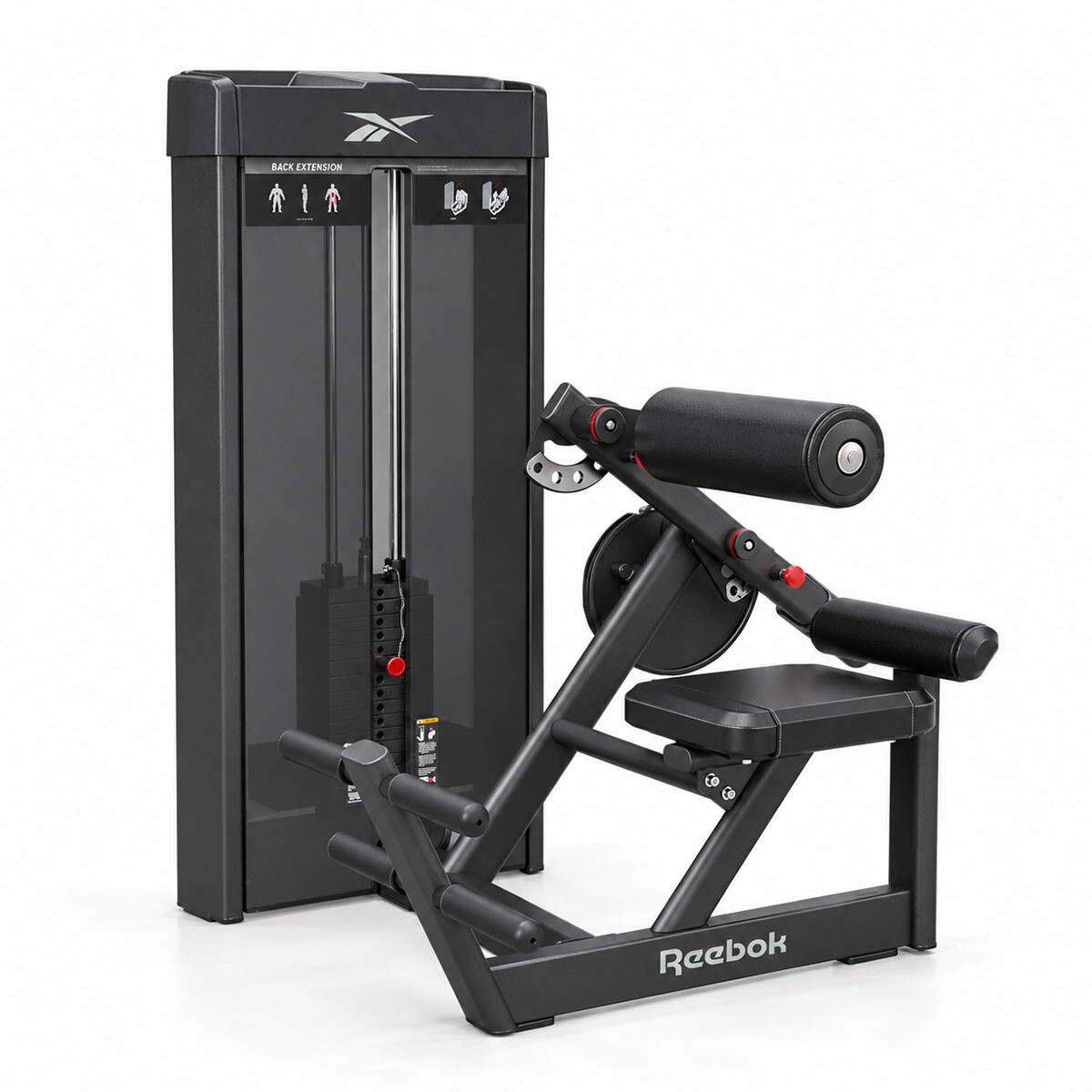 Back Extension 127kg - EUPHORIA (Negro) 