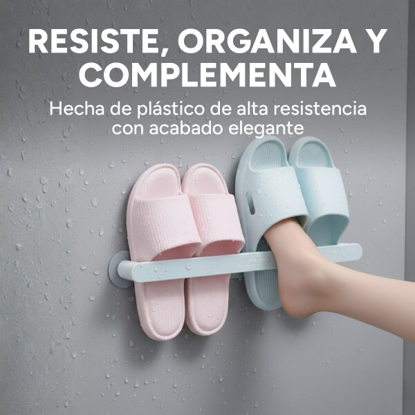 Barra Organizador De Calzado Toallero Zapatera Mediano Color Gris