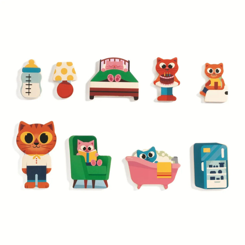 Puzzle de madera para pequeños House Djeco Puzzle de madera para pequeños House Djeco