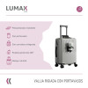 Valija rigida Lumax Sapporo con portavaso Gris
