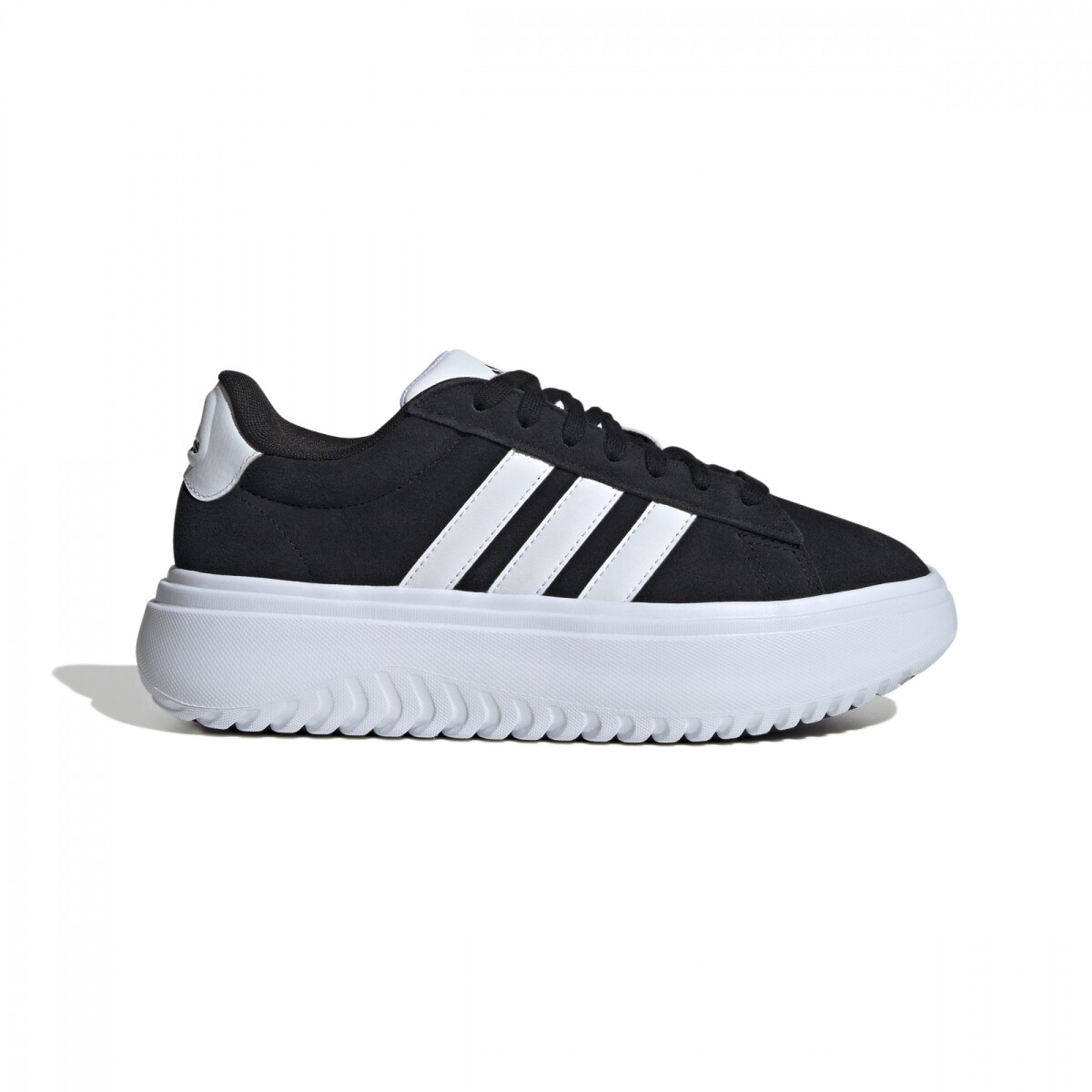 Championes Grand Court Platform de Mujer - Negro 