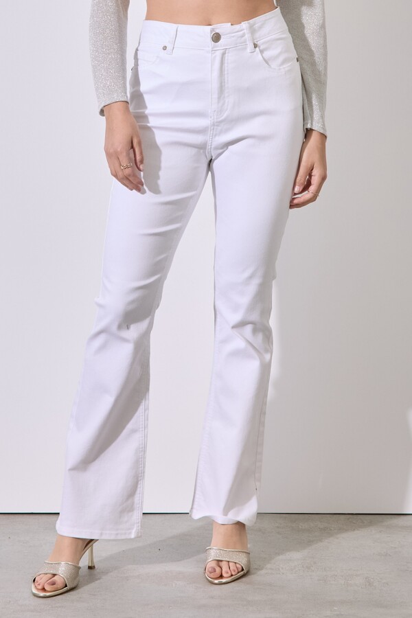 Jean Bootcut BLANCO