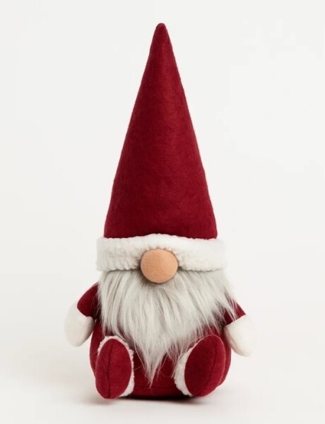 MUÑECO NAVIDEÑO GNOMO ROJO O GRIS 33 CM. MUÑECO NAVIDEÑO GNOMO ROJO O GRIS 33 CM.