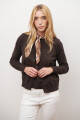 CARDIGAN TWIN MARRON