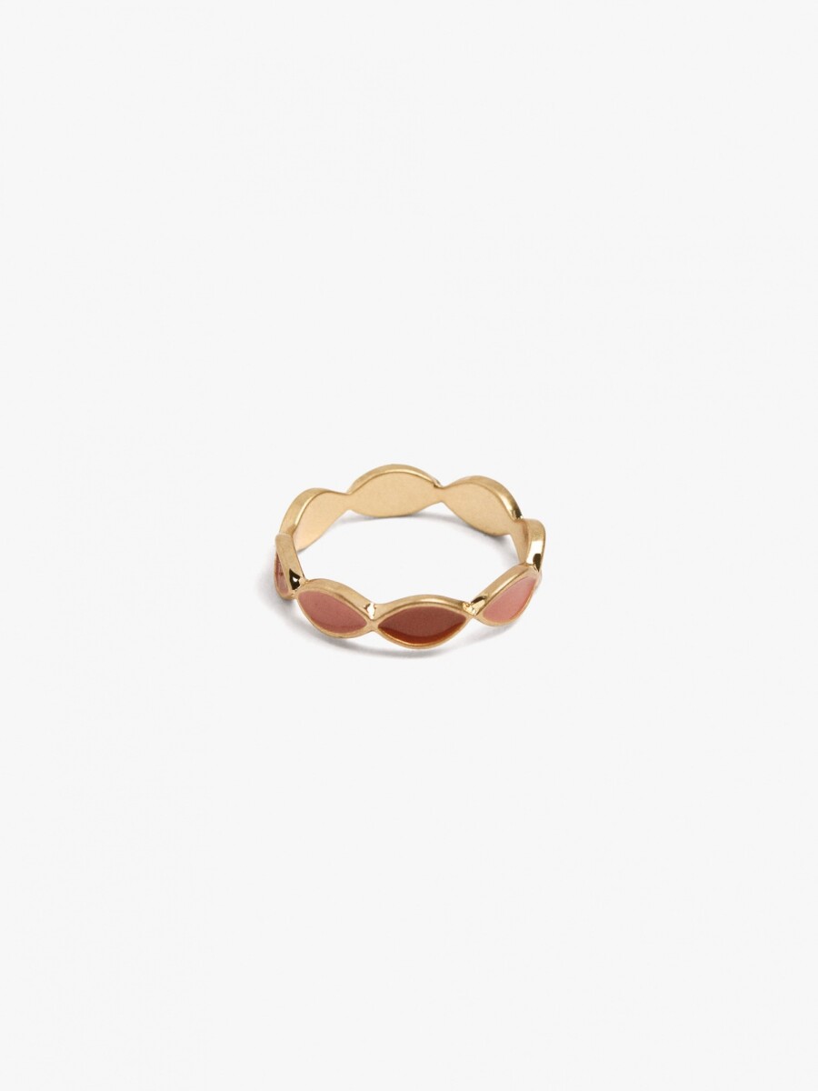 Anillo Con Esmalte multicolor