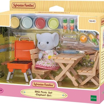 Sylvanian Families Set Barbacoa Picnic Con Muñeco Elefante Sylvanian Families Set Barbacoa Picnic Con Muñeco Elefante