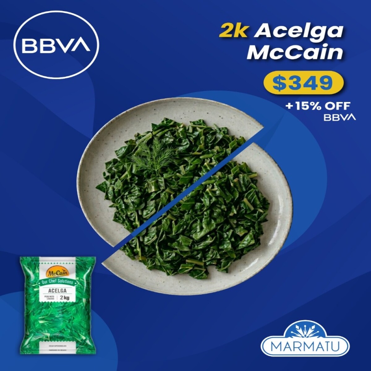 Acelga Mc Cain 2 Kilos 