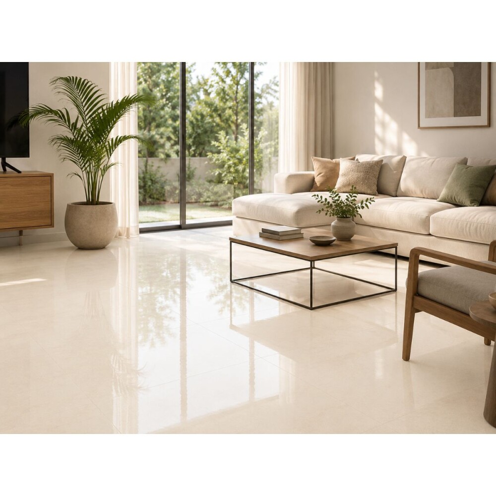 Cerámica para piso y pared Santorini Beige 60x60 cm Brillante Cerámica Para Piso Y Pared Santorini Beige 60x60 Cm Brillante