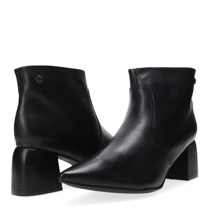 Botas de Mujer Bottero en punta de cuero Negro