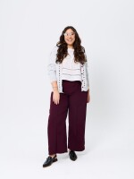 Pantalón Botones Bordo