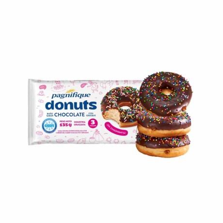 Donuts Pagnifique Choco Y Grageas X 3 Unid. Donuts Pagnifique Choco Y Grageas X 3 Unid.