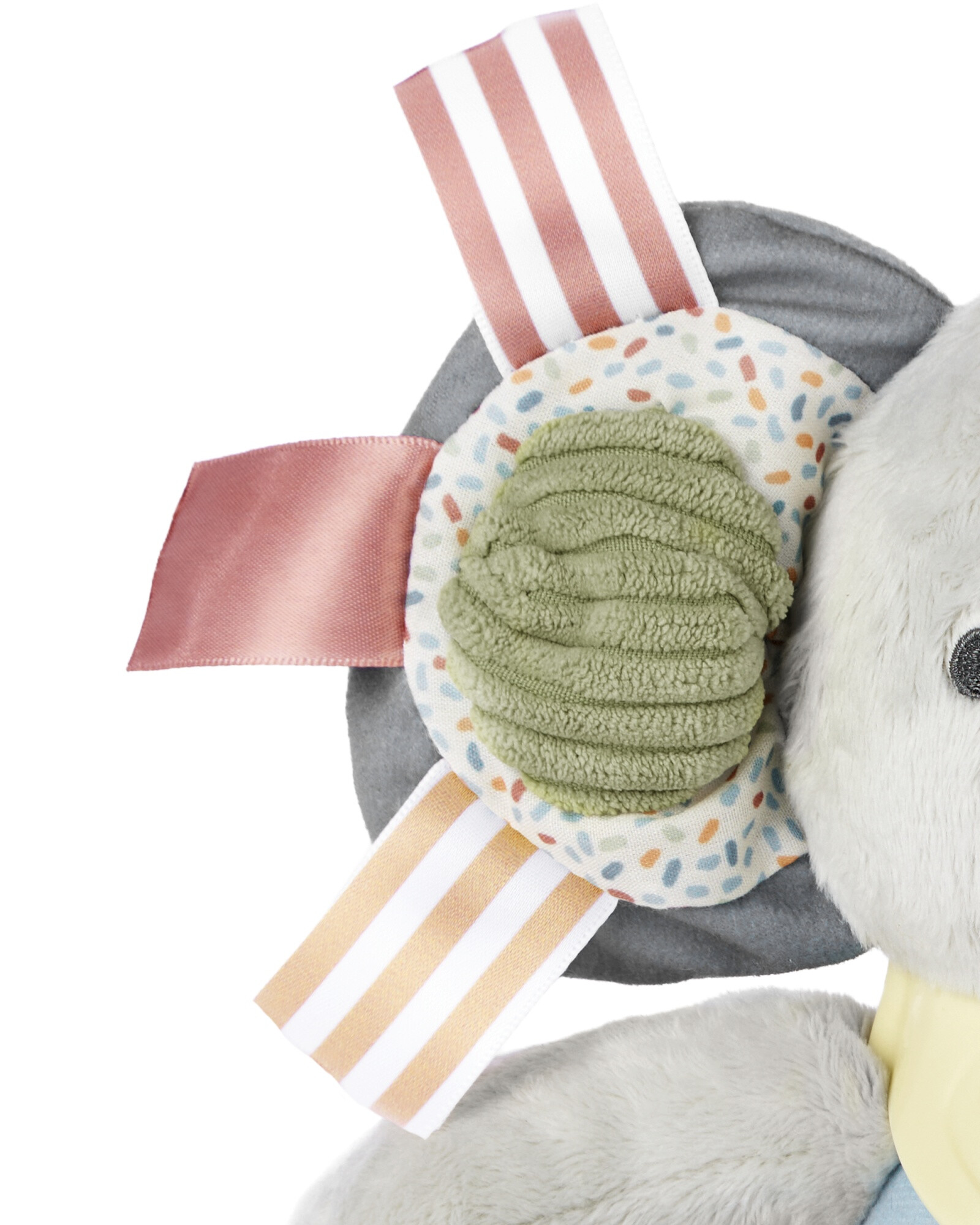 Peluche colgante multisensorial, diseño elefante Peluche colgante multisensorial, diseño elefante