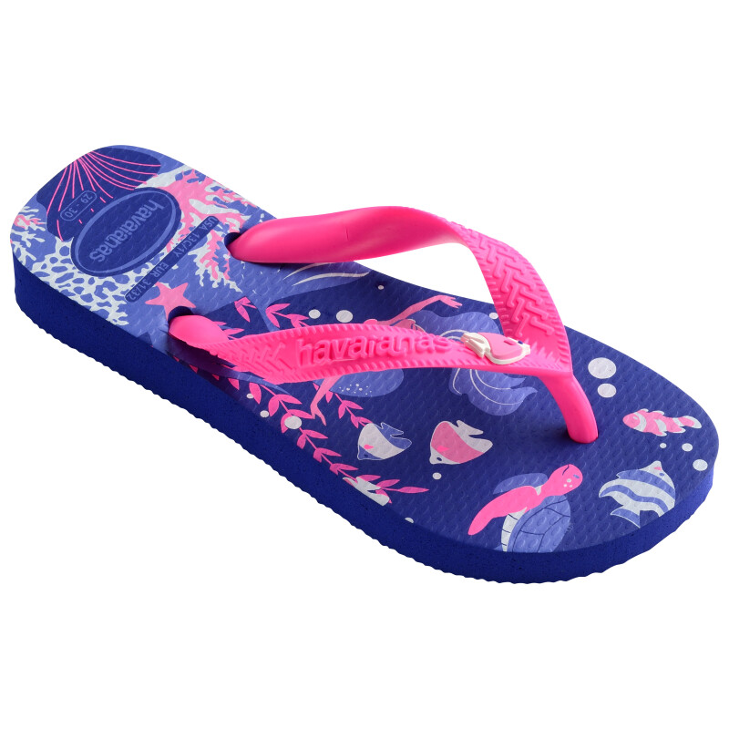 Sandalia de Niños Havaianas Kids Fantasy Azul - Sirenas