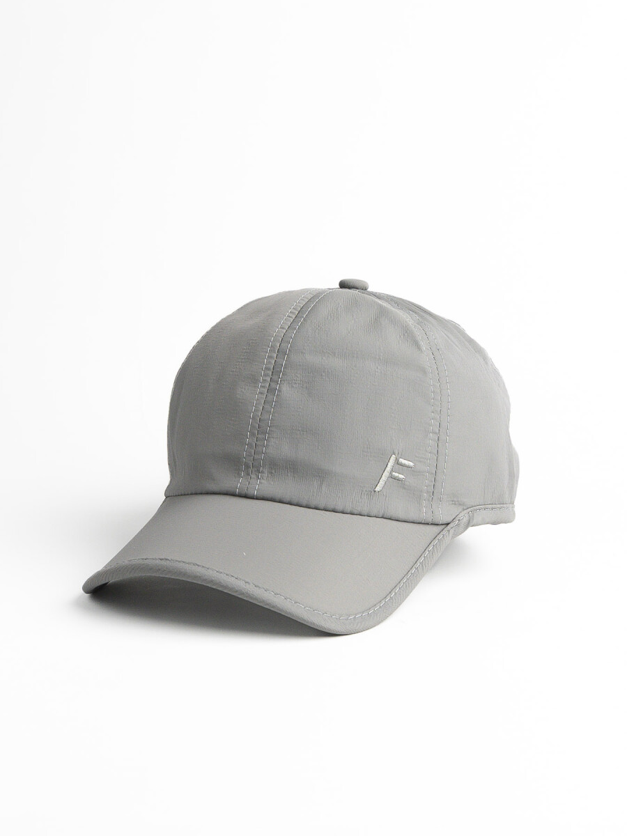 Gorro Dry Fit con Visera - Gris Claro 