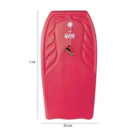 Tabla de Morey Bodyboard Mor Aloha 100x54cm p/ Barrenar Olas Rojo