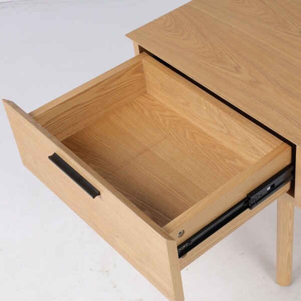 MESA DE NOCHE LAGRIMA ROBLE CLARO - UNICO